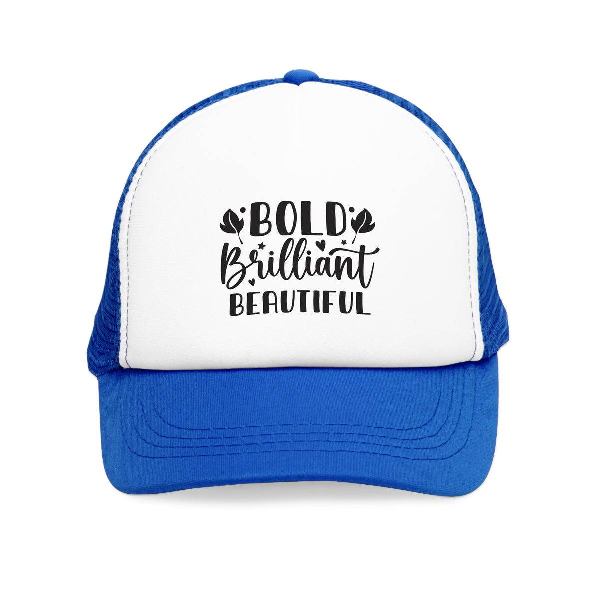 Bold Brilliant Beautiful  Unisex Mesh Cap