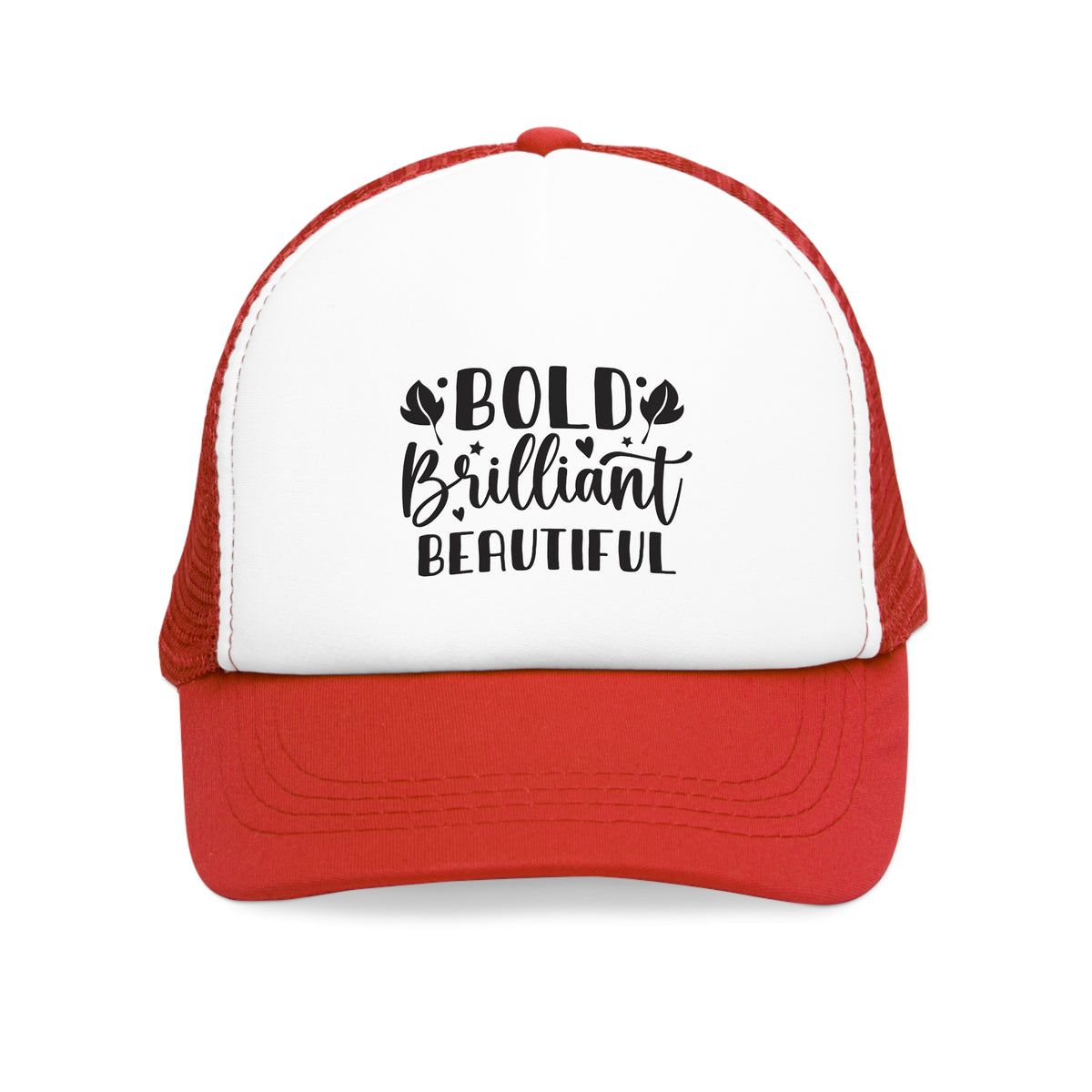 Bold Brilliant Beautiful  Unisex Mesh Cap