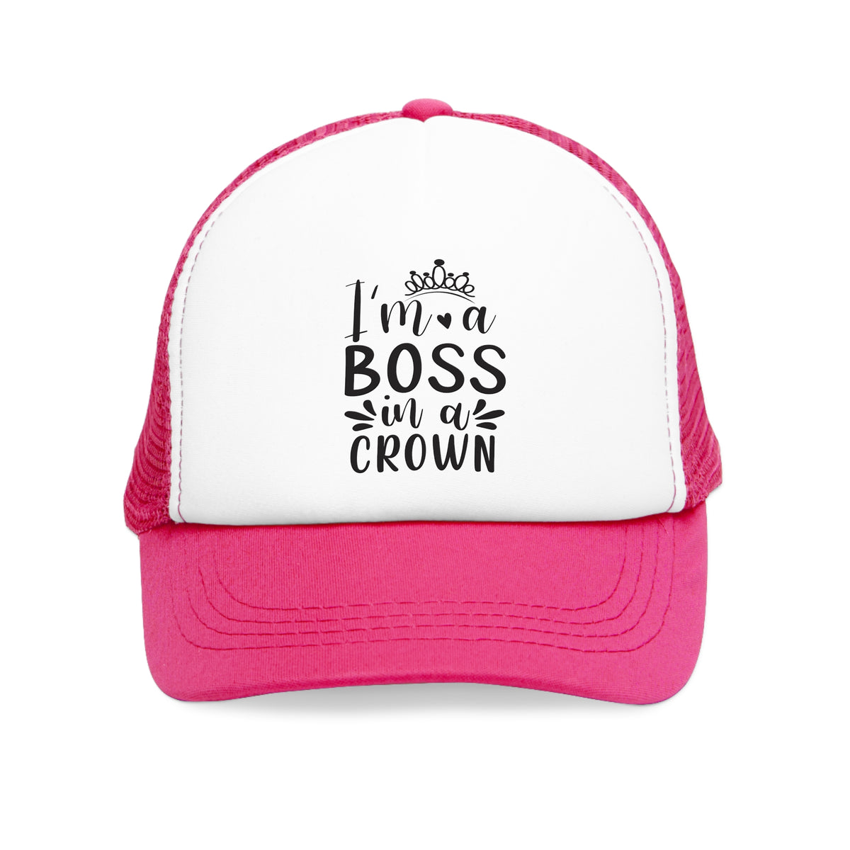 Boss In A Crown Unisex Mesh Cap