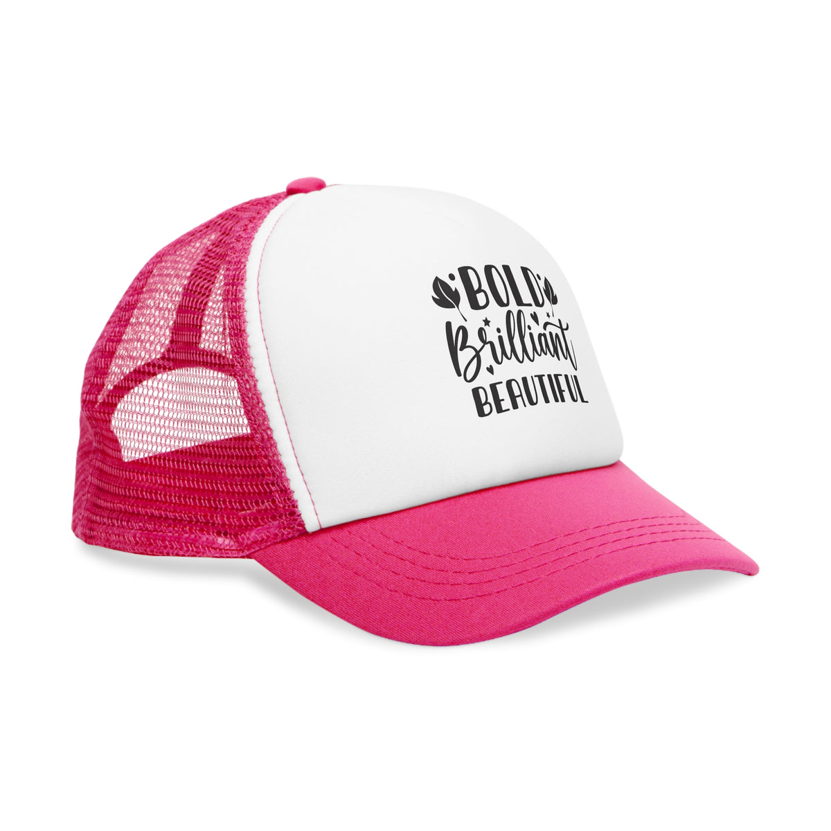 Bold Brilliant Beautiful  Unisex Mesh Cap