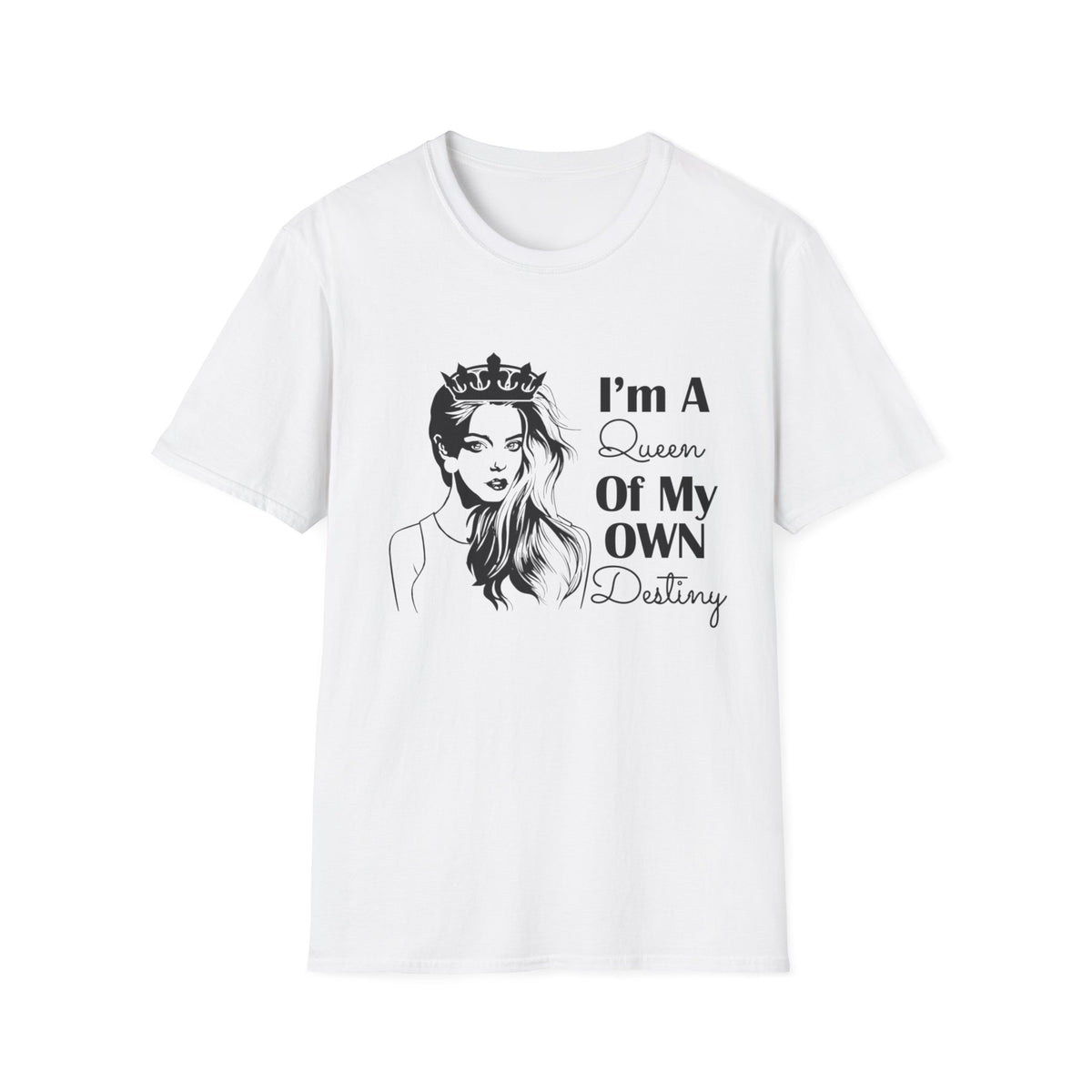 I’m A Queen Womens Soft Cotton T-Shirt