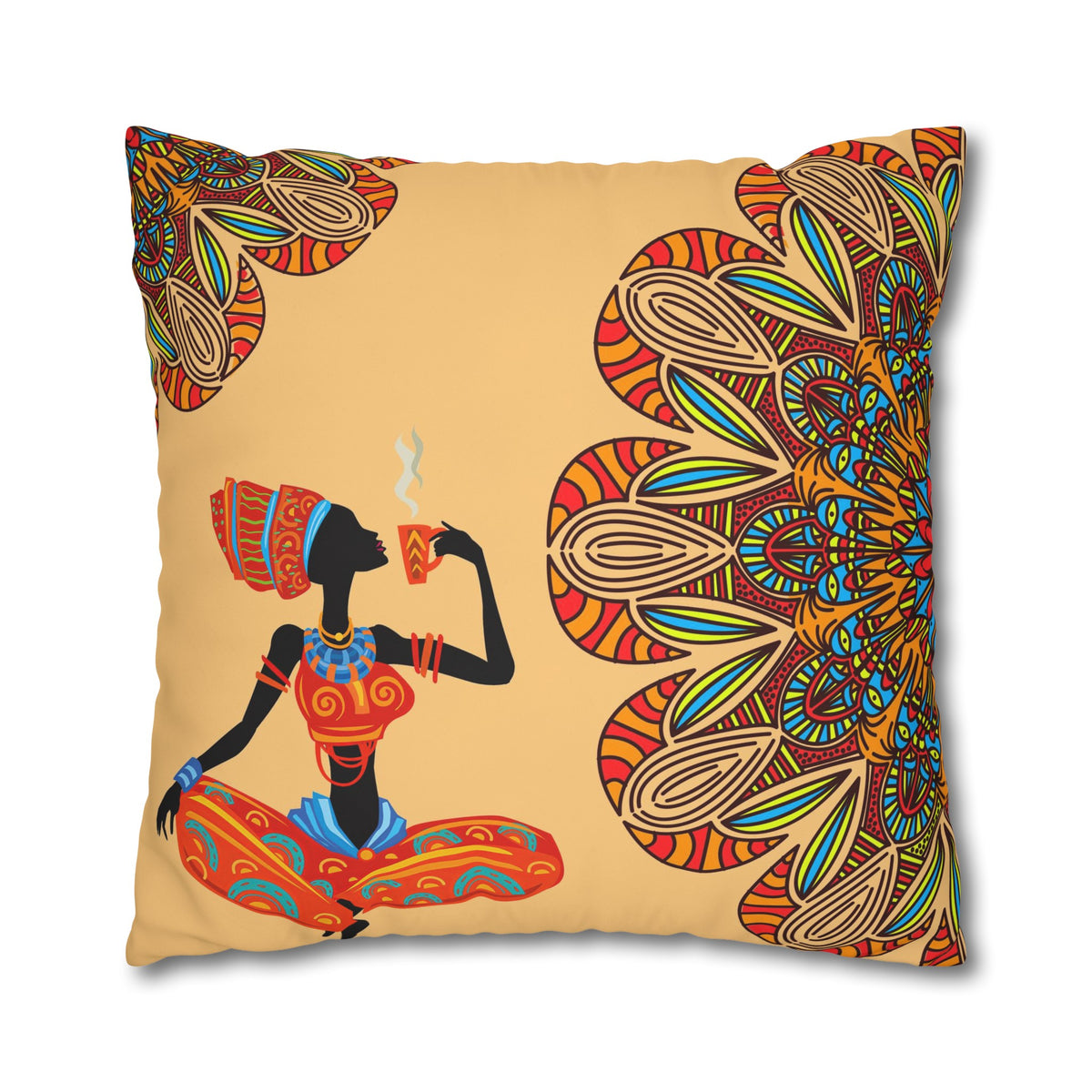 African Earth Womens Cushion Case (A)