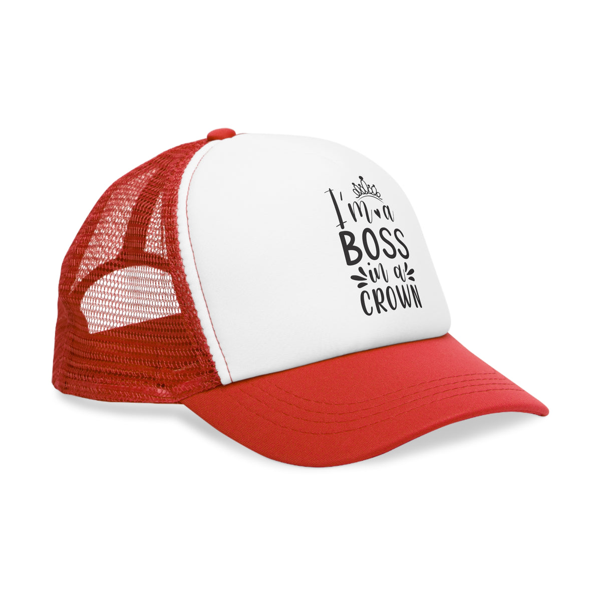 Boss In A Crown Unisex Mesh Cap