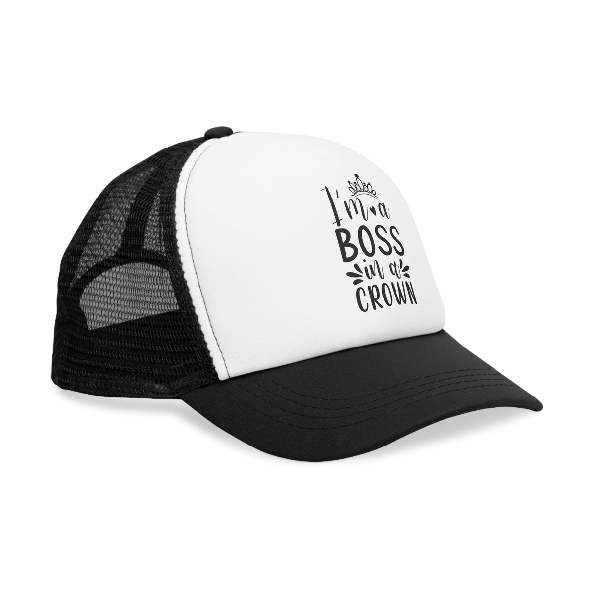 Boss In A Crown Unisex Mesh Cap