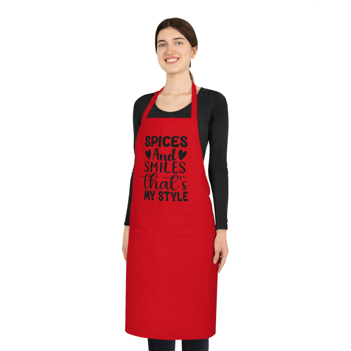 Spices And Smiles Cotton Apron