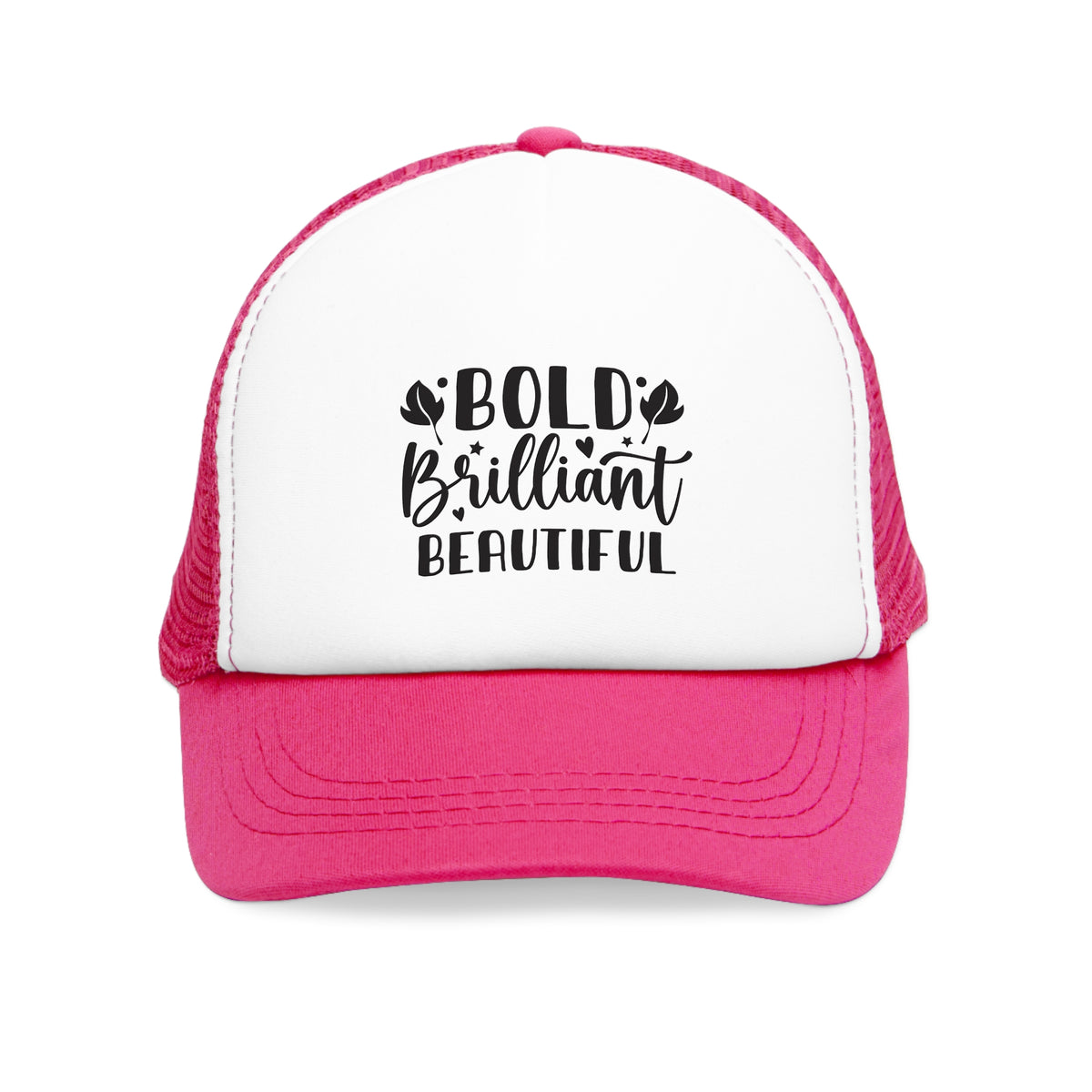 Bold Brilliant Beautiful  Unisex Mesh Cap